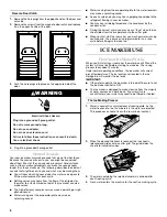 Preview for 8 page of KitchenAid KUIC15PLXS Use And Care Manual