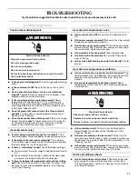 Preview for 11 page of KitchenAid KUIC18PNXS Use And Care Manual