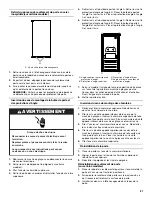 Preview for 21 page of KitchenAid KUID308ESS Installation Instructions Manual