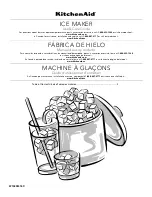 KitchenAid KUIS15NNZW Use And Care Manual preview