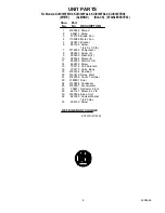 Preview for 8 page of KitchenAid KUIS185FAL0 Parts List