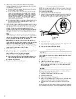 Preview for 8 page of KitchenAid KURG24RWBS Use And Care Manual