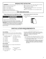 Preview for 3 page of KitchenAid KUWA244PBL00 Use & Care Manual