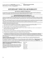 Preview for 12 page of KitchenAid KUWA244PBL00 Use & Care Manual