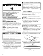 Preview for 16 page of KitchenAid KUWA244PBL00 Use & Care Manual