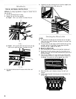 Preview for 8 page of KitchenAid KUWL204EPA Use & Care Manual