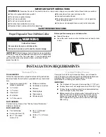 Preview for 3 page of KitchenAid KUWO244PBL00 Use & Care Manual