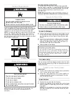 Preview for 5 page of KitchenAid KUWO244PBL00 Use & Care Manual