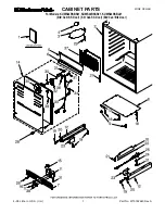 Preview for 1 page of KitchenAid KUWS24RSBL01 Cabinet Parts