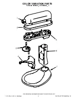 Preview for 2 page of KitchenAid KV25G0XER - Professional 5 Plus 450 Watt Stand Mixer Parts List