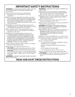 Preview for 3 page of KitchenAid KVUB600DSS0 Installation Instructions And Use & Care Manual