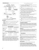 Preview for 6 page of KitchenAid KVWB400DSS0 Installation Instructions And Use & Care Manual