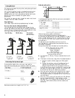 Preview for 6 page of KitchenAid KWCU405SBL0 Installation & Use Manual