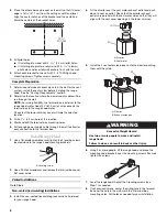 Preview for 8 page of KitchenAid KWCU405SBL0 Installation & Use Manual