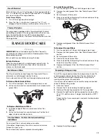 Preview for 11 page of KitchenAid KWCU405SBL0 Installation & Use Manual