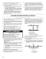 Preview for 20 page of KitchenAid KWCU405SBL0 Installation & Use Manual