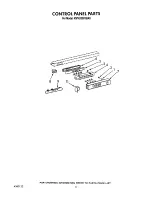 Preview for 6 page of KitchenAid KWVU205YBAO Parts List