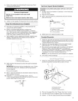 Preview for 7 page of KitchenAid KXW2330YSS0 Installation Instructions And Use & Care Manual