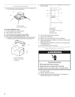 Preview for 8 page of KitchenAid KXW2330YSS0 Installation Instructions And Use & Care Manual