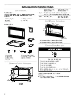 Preview for 2 page of KitchenAid MK1200XS Installation Instructions Manual