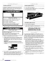 Preview for 22 page of KitchenAid Overlay Overlay Model Refrigerator Use And Care Manual