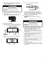 Preview for 7 page of KitchenAid RangeHood Installation And Use Instructions Manual