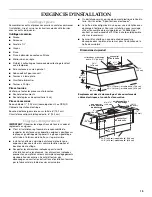 Preview for 15 page of KitchenAid RangeHood Installation And Use Instructions Manual