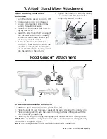 Preview for 5 page of KitchenAid SAUSAGE STUFFER Instructions Manual