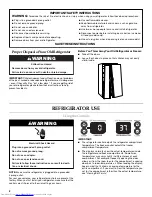 Preview for 2 page of KitchenAid W10162440A User Instructions