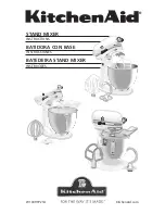 KitchenAid W10399721A Instructions Manual preview