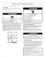 Preview for 4 page of KitchenAid W10623472A Use And Care Manual