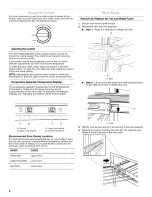 Preview for 6 page of KitchenAid W10623472A Use And Care Manual