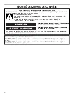 Preview for 16 page of KitchenAid WVW53UC0HV Installation Instructions  Use And Care Manual