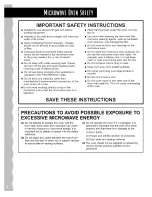 Preview for 4 page of KitchenAid YKHMS145J Use & Care Manual