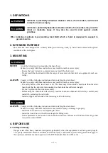 Preview for 3 page of KITO CB005 Owners/Operators Manual And Safety Instructions