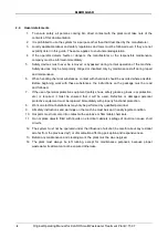 Preview for 8 page of Klaro LA-100 Operating Manual