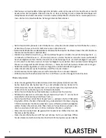 Preview for 5 page of Klarstein 10028611 Installation And User Manual