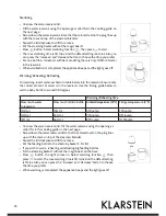 Preview for 13 page of Klarstein 10028611 Installation And User Manual