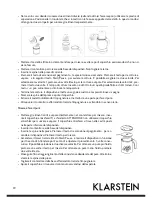 Preview for 19 page of Klarstein 10028611 Installation And User Manual