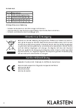 Preview for 3 page of Klarstein 10029111 Manual