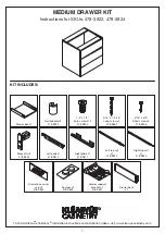 Klëarvue Cabinetry 478-3822 Instructions For Use Manual preview