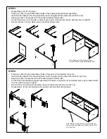 Preview for 3 page of Klëarvue Cabinetry TALL CABINET Manual