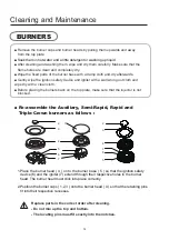 Preview for 15 page of Kleenmaid GCTK9012 Instructions For Use And Warranty Details