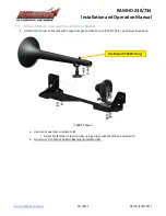 Preview for 19 page of Klenn Air Horns RAMHD-230/734 Installation Manual