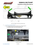 Preview for 26 page of Klenn Air Horns RAMHD-230KIT Installation Manual