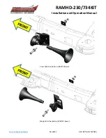 Preview for 27 page of Klenn Air Horns RAMHD-230KIT Installation Manual