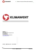 Preview for 12 page of Klimawent SMART-EC-6200 Use And Maintenance Manual