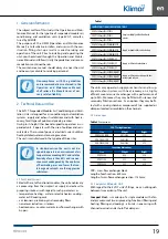 Preview for 21 page of Klimor EVO-T Operation And Maintenance Manual