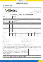 Preview for 53 page of KLINDEX EXPANDER 2000 RX Instructions For Installation, Use And Maintenance Manual