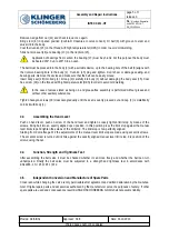 Preview for 5 page of KLINGER SCHÖNEBERG INTEC K211-HT Series Assembly And Repair Instructions